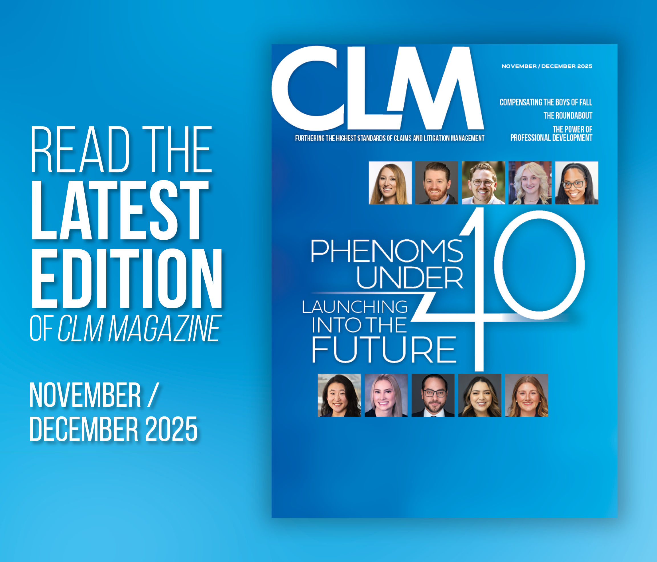 Read the November / December issue of CLM Magazine