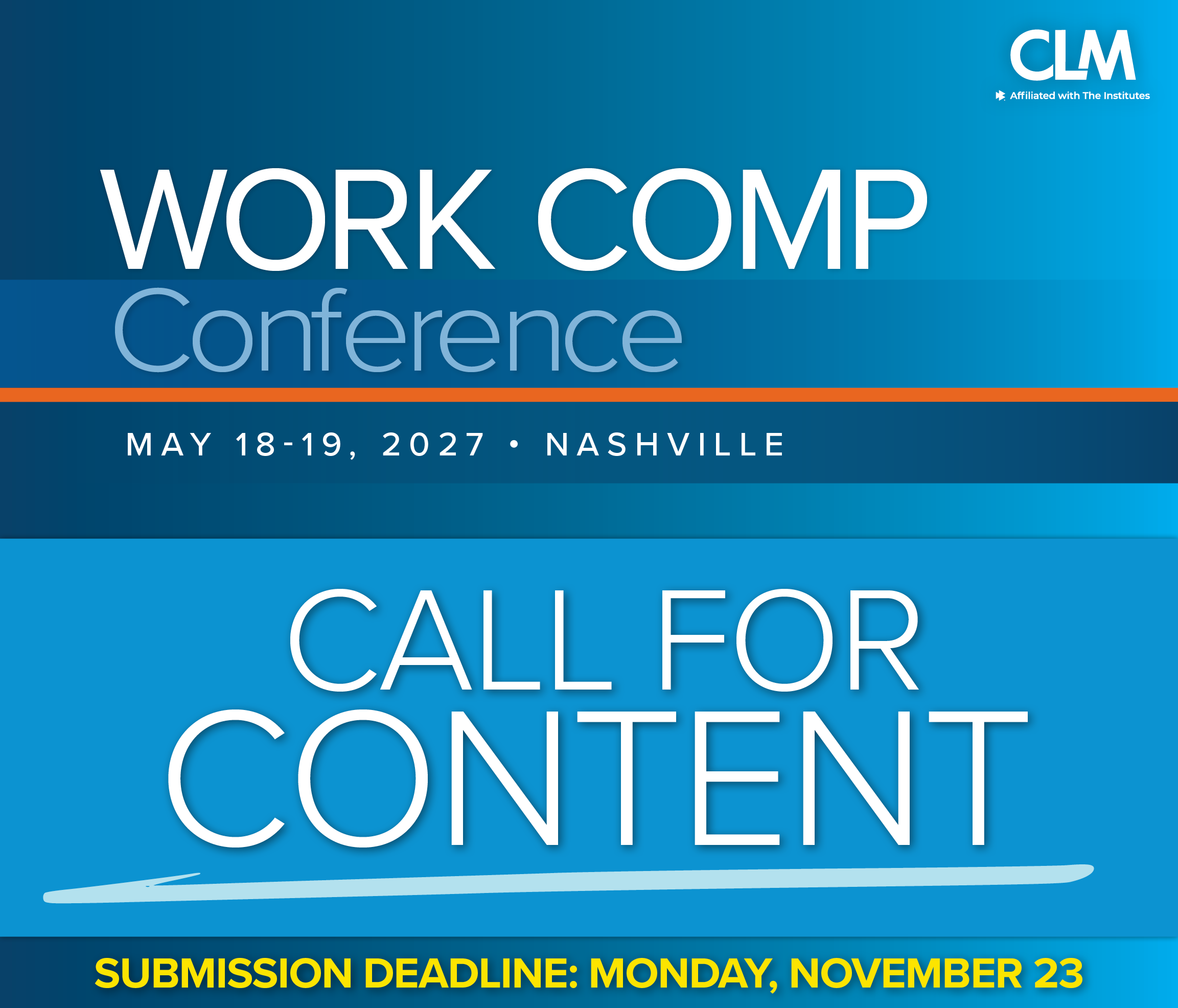 Work Comp Conference Call for Content